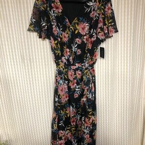 Lane Bryant Ruffle Sleeve Maxi Dress